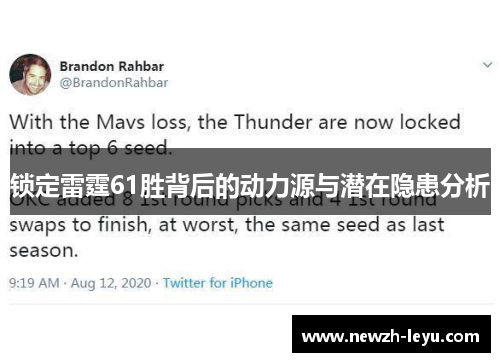 锁定雷霆61胜背后的动力源与潜在隐患分析 锁定雷霆61胜背后的动力源与潜在隐患分析